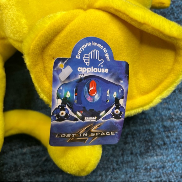 RARE Vintage 1998 Applause Lost in Space Alien Plush Blawp 17" Yellow - Picture 3 of 7